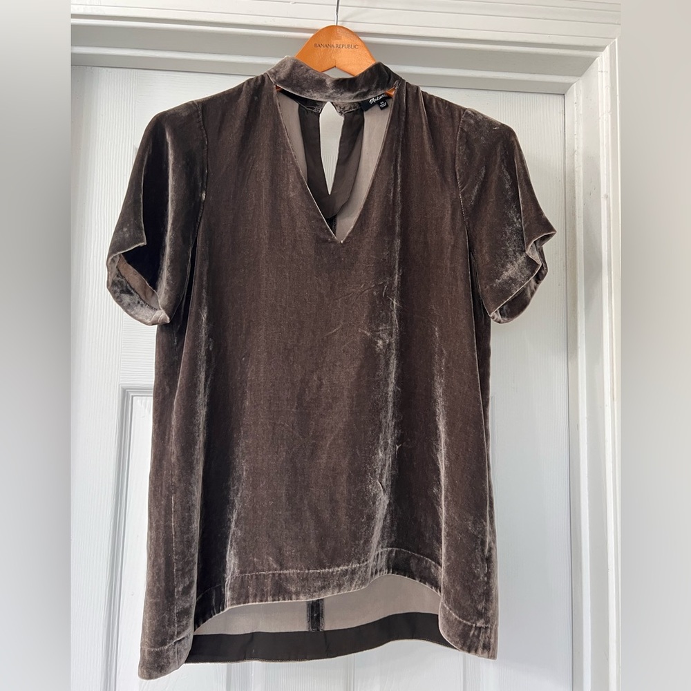 Madwell Velvet Top